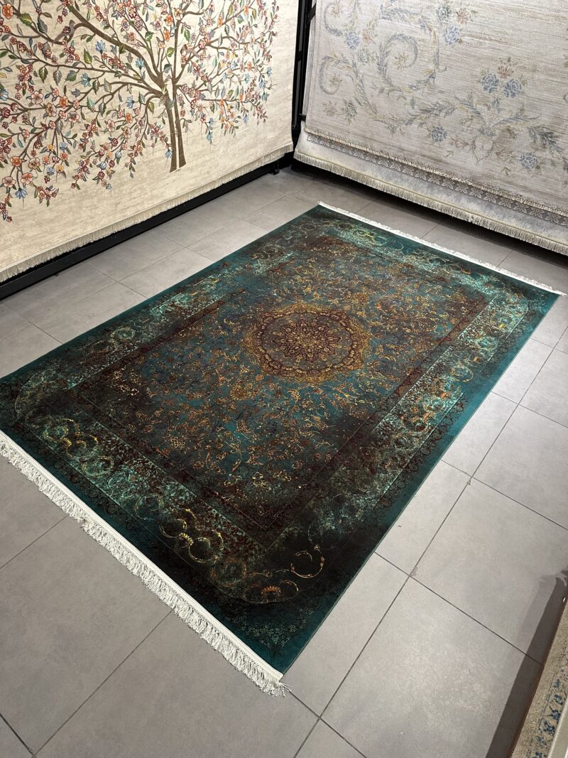 Iranian Carpet modern design machine made 2025