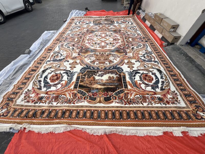 Iranian carpet 1200 reeds machine carpet 4*6