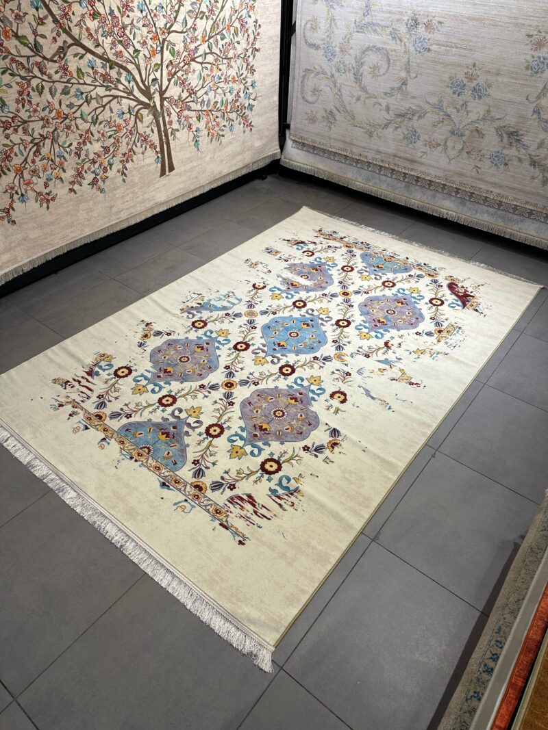 Iranian Carpet modern design machine made 2025