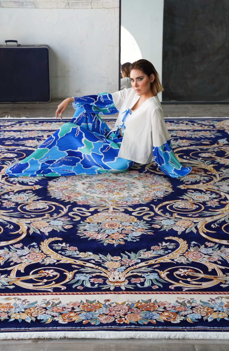 Iranian Carpet 1200 Reeds Machine Carpet 2025- modern classic